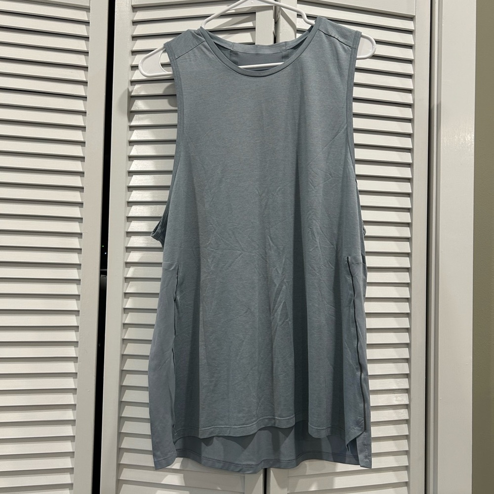 Sleeveless Blue men’s tank top